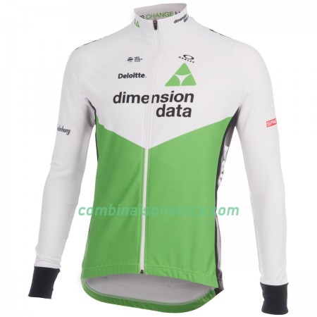 Maillot 2018 Dimension Data Manches Longues N001